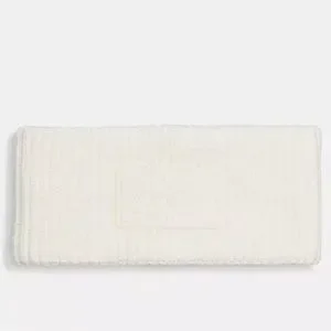 BRAND NEW CREAM COACH KNIT HEADBAND RUBBER PATCH Coach Knit Headband With Rubber Patch Cream NWT Authentic | eBay main image 3